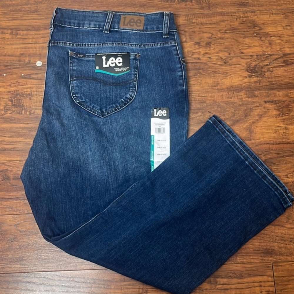 Lee Mid Rise Regular Bootcut Jeans 26 W Petite